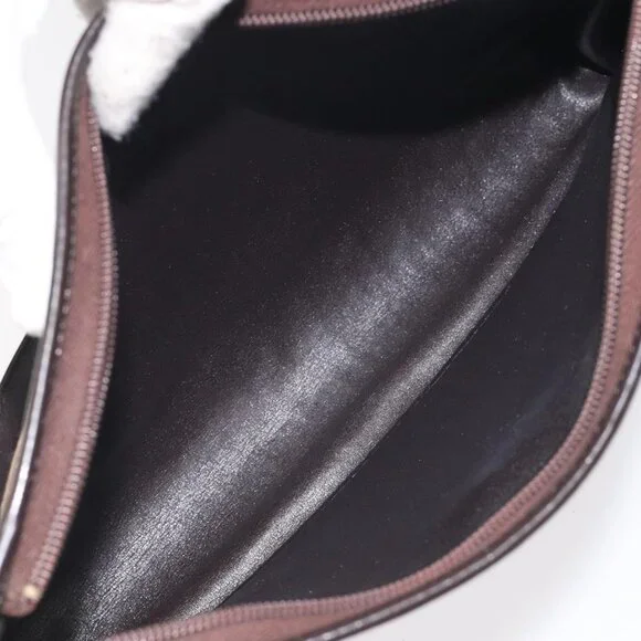 Authentic Christian Dior Trotter Canvas Shoulder Bag Brown - Picture 4 of 16